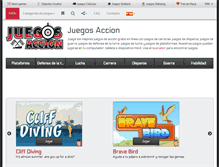 Tablet Screenshot of juegosaccion.es